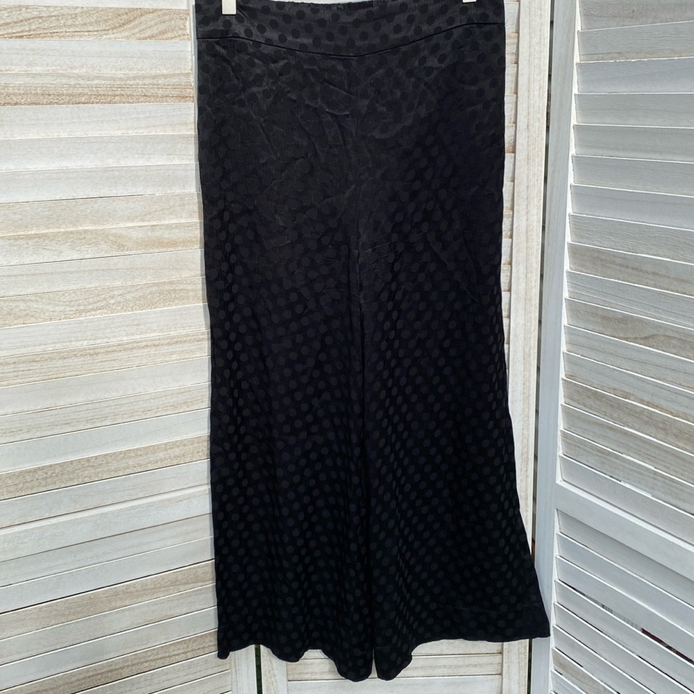 Madewell Huston Drapey Jacquard Pull-on Crop Pants.  Size Medium - Picture 3 of 12